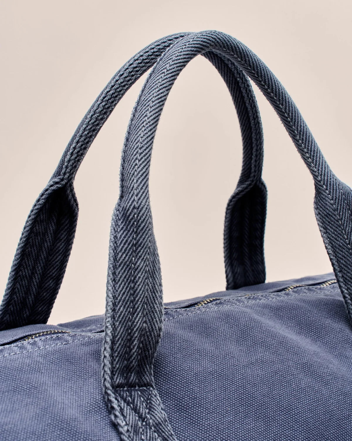 Garment Dyed Washed Canvas Duffel Bag Cotton Weekend Travel Barrel Bag