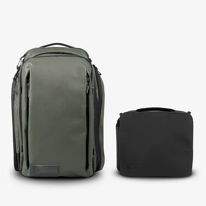 Weather Resistant Expandable Travel Backpack 45L Carry-On Laptop Backpack